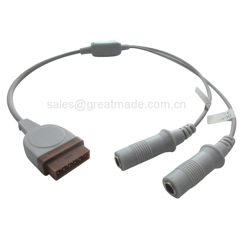 TP039 para el cable adaptador de la sonda de temperatura GE TP039 for GE temperature probe adapter cable