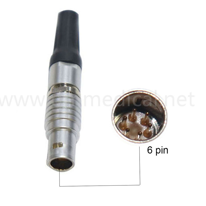 0B Circular Push Pull Metal Connector Cable Plug FGG 6 Pin Macho Contactos para RED ARRI Lbus (6P, Plug): Home Audio & Theater
