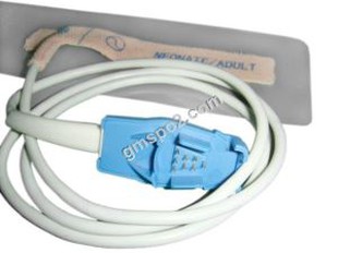 OXY-AF-10 Neonatal desechable / sensor adulto Spo2, 8PIN macho, no tejido