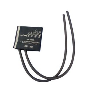 Manguito doble inflable del NIBP del tubo para el monitor de la presión arterial, circunferencia del brazo de los 10-19cm