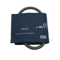 Infantil solo tubo Nibp presión arterial brazalete 10-19cm azul