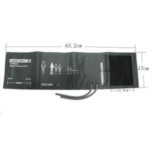 Brazalete Nibp duradero grande para adulto n.º 12, circunferencia del brazo de 32.1-43.4cm, sin bolsa de gas