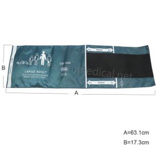 Puño de nibp de tubo grande adulto solo grande para monitor de presión arterial