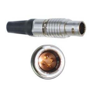 Conector eléctrico de aviación de metal de 4 pines 0B, conector hembra macho de cable pequeño, enchufe de enchufe de empuje de metal circular