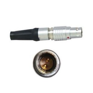 Conector de metal circular multipolar 2pin 1b