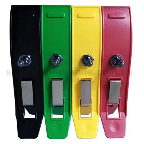 Electrodo de extremidad multiusos para todos los tipos de electrodo de ECG, recubrimiento de metal AgCI (oscuro), IEC