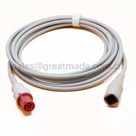 Cable adaptador Hellige Compatible-Appott IBP, Redondo 10PIN> Appott-6PIN