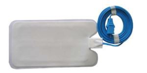 Placa monopolar desechable con cable