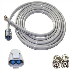 Manguera de interconexión con manguito de presión, tubo doble, L=3 m Compatible con GE.