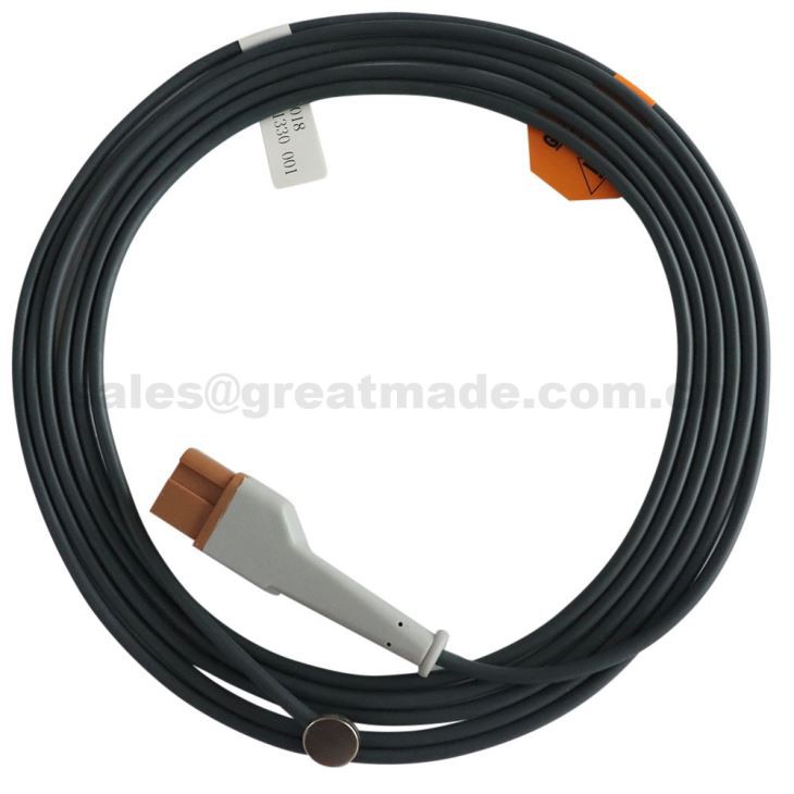 Sonda de temperatura de superficie de la piel compatible con Spacelab, disco Spacelab 10PIN-> 12 mm