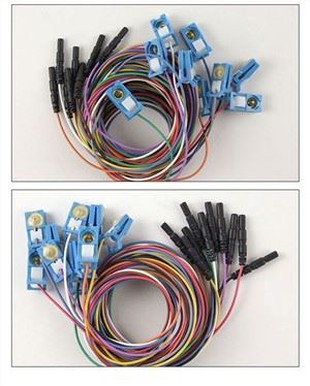 Electrodos EEG médicos con clip para la oreja